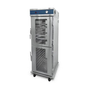 ECONOHOLD-UP | Carro calentón passthrough de alimentos Migsa 2.2 kW con 15 guías y 4 puertas con ventana