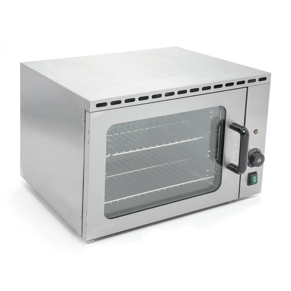 EN-10 | Horno de convección eléctrico Migsa  1.8 kW con 4 niveles y puerta de cristal templado