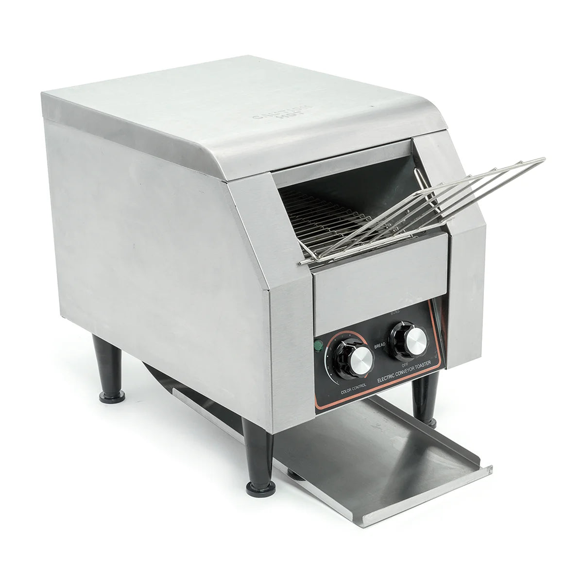 EST-A-1 | Tostador eléctrico de pan de banda Migsa  1.8 kW con capacidad de 120 rebanadas por hora y control de velocidad