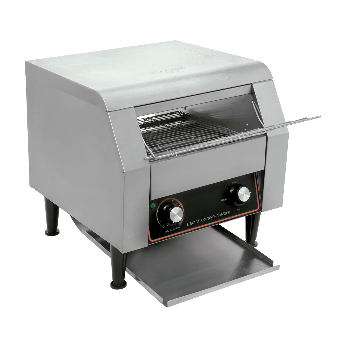 EST-A-2 | Tostador eléctrico de pan de banda Migsa 1.9 kW con capacidad de 240 rebanadas por hora y control de velocidad