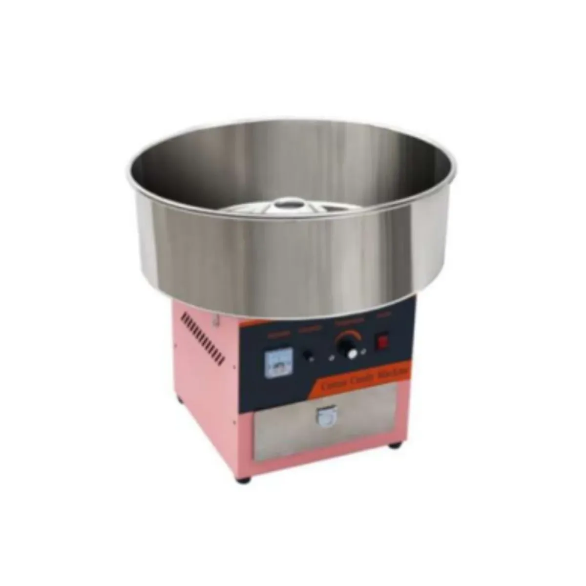HAG-1 | Fabricadora de algodón de azúcar a gas LP Migsa  para 4 a 6 algodones por minuto con recipiente de acero inoxidable