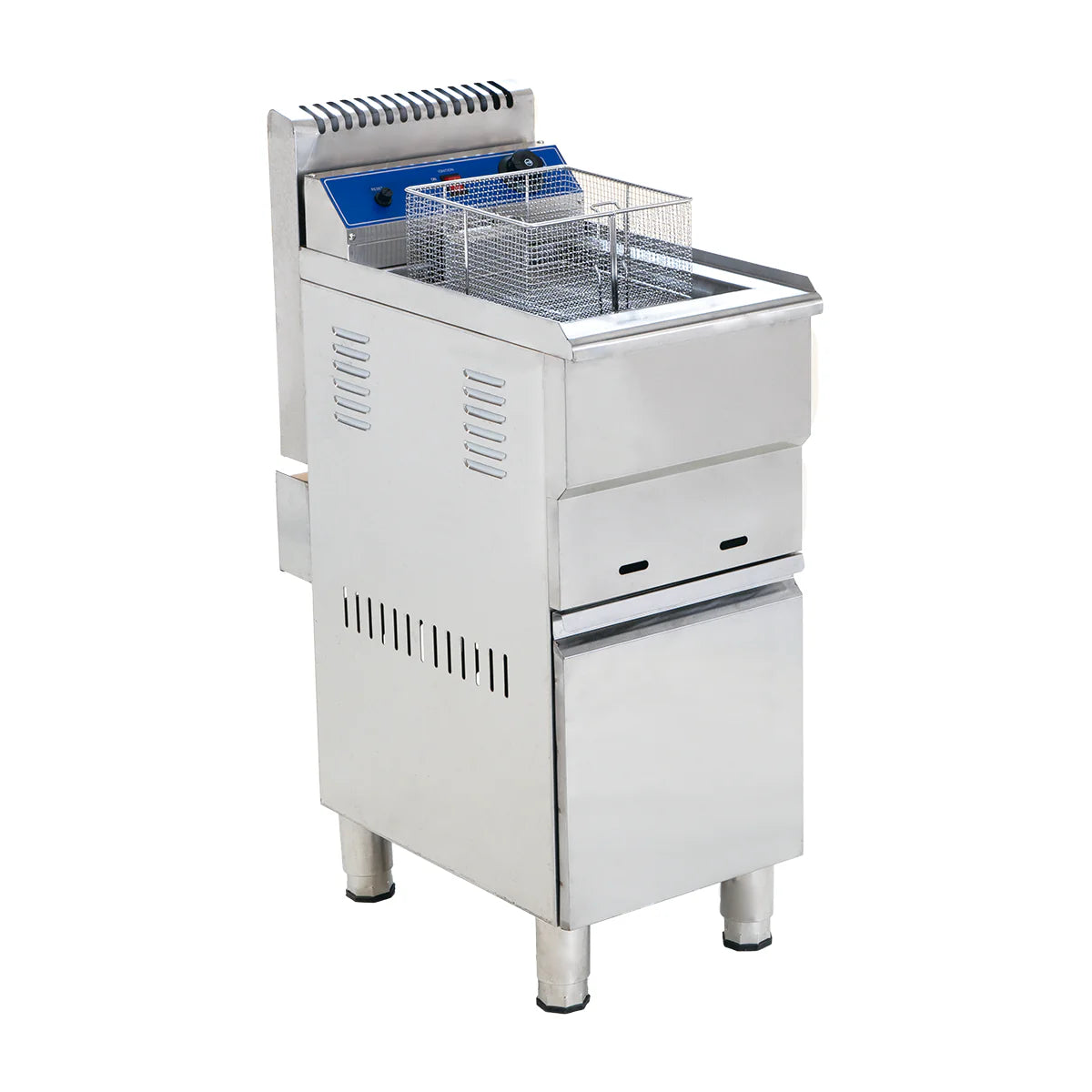 HGF-181C | Freidora a gas Migsa 18 L con 1 tanque, 1 canastilla y termostato