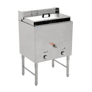 HGF-74 | Freidora a gas Migsa 28 L con 1 tanque y 2 canastillas