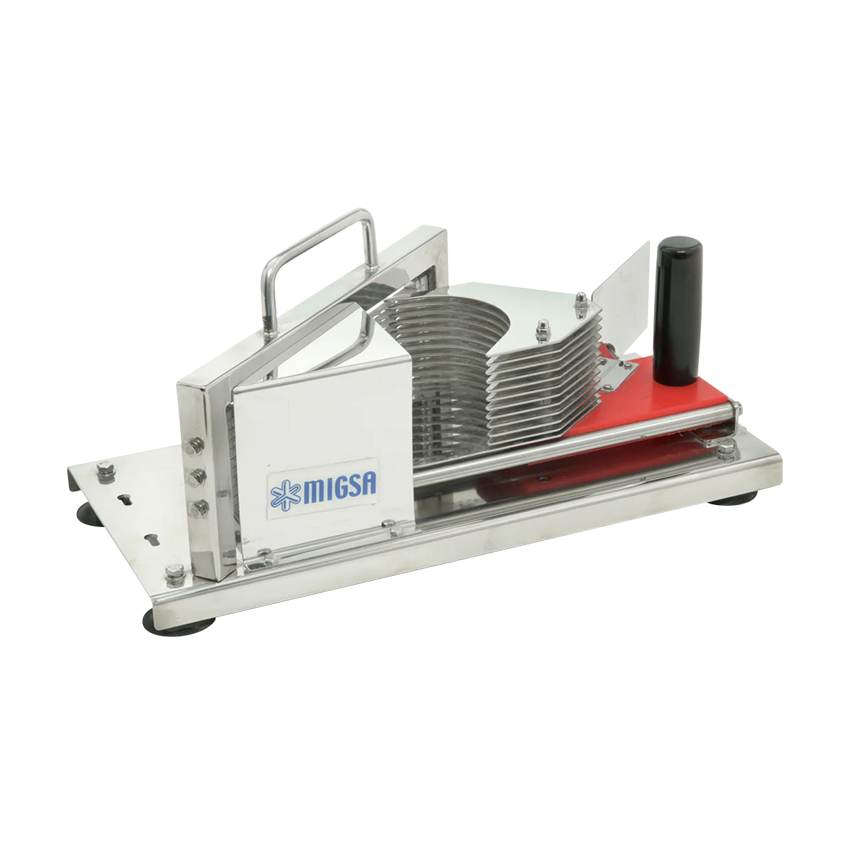 HT-5.5 | Cortador manual de tomates Migsa 5.5 mm para rebanadas en acero inoxidable