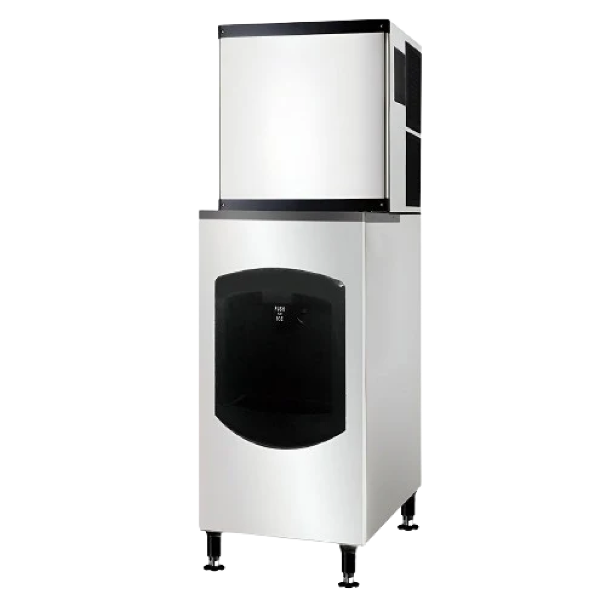 SK-350D | Fabricadora de hielo con dispensador automático Snooker  160 kg por día con depósito de 60 kg y salida de 5 kg por minuto