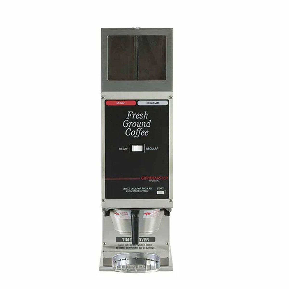 250-3A | Molino de café Grindmaster  1/2 HP con tolva de 3 kg y timer manual