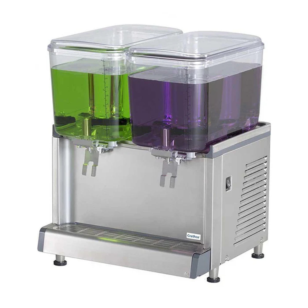 CS2D16 | Dispensador doble de bebidas Crathco  36 L Simplicity con sistema de agitación y acero inoxidable