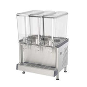 CS3L16 | Dispensador triple de bebidas Crathco  54 L Simplicity con sistema de agitación y acero inoxidable