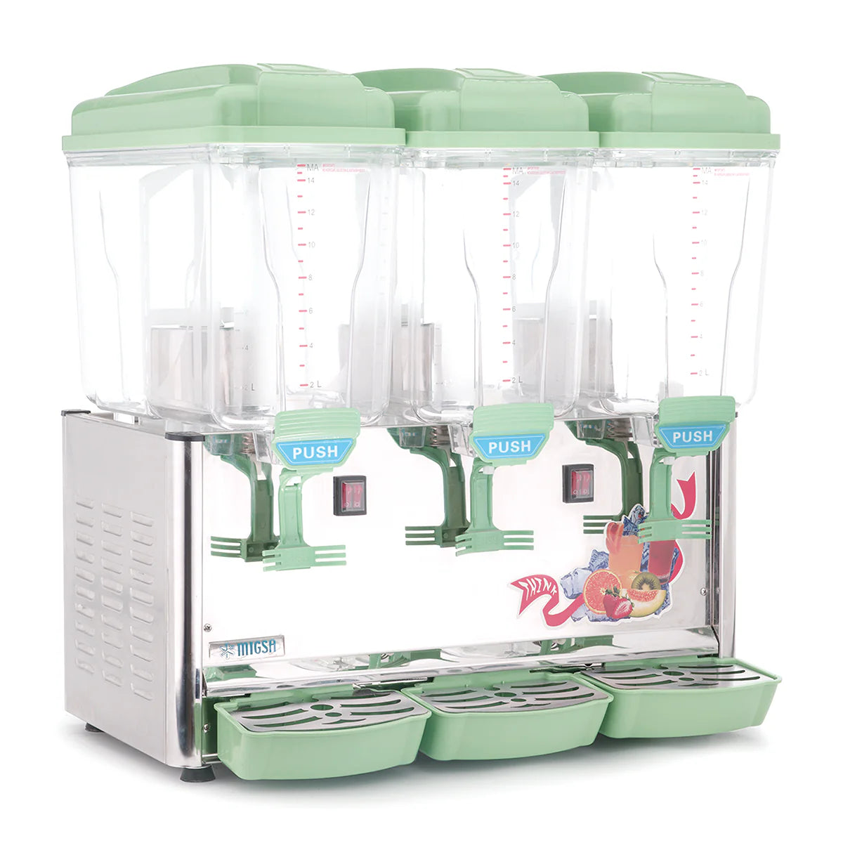 LYJ-345 | Enfriador de aguas Migsa 45 L con 3 tanques y sistema de agitación