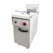 MEF-30 | Freidora eléctrica de piso Migsa 30 L con 2 canastillas y termostato ajustable