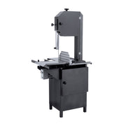 NHD-2850 | Sierra de carne y hueso de piso Migsa  2 HP con cinta de 2850 mm y mesa de acero inoxidable