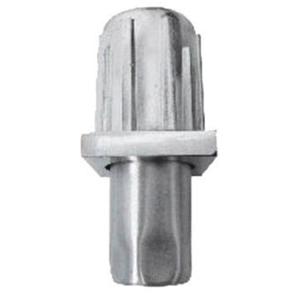 BXY-008 | Regatón nivelador Migsa de acero inoxidable y zinc para tubo cuadrado de 1 1/2" en caja con 100 piezas