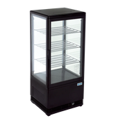 RT-78L | Refrigerador panorámico Migsa 78 L con puerta recta de cristal e iluminación LED