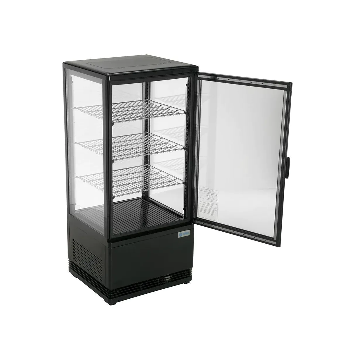 RT-78L 1R | Refrigerador panorámico Migsa 82 L con 1 puerta curva e iluminación LED