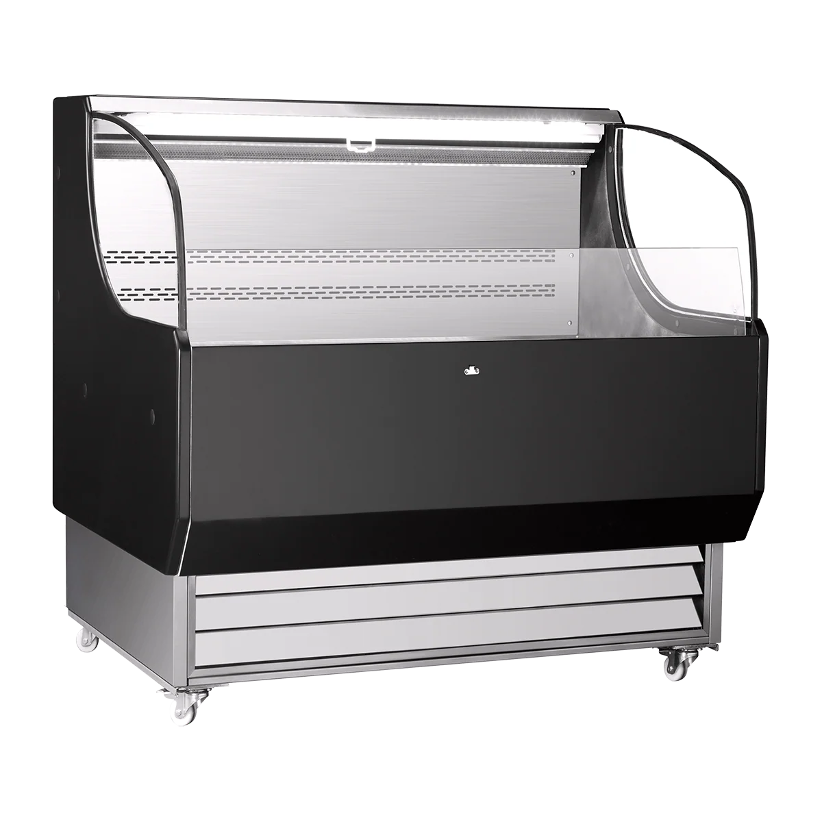 RTS-186L | Tramo abierto refrigerado Migsa 186 L de bajo perfil con cortina nocturna e iluminación LED