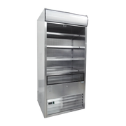 RTS-530L | Mural refrigerado de autoservicio Migsa 530 L con frente de 90 cm, cortina nocturna e iluminación LED