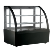 RTW-100L-3 | Vitrina refrigerada de cristal curvo Migsa 100 L con sistema antiempañante frontal e iluminación LED