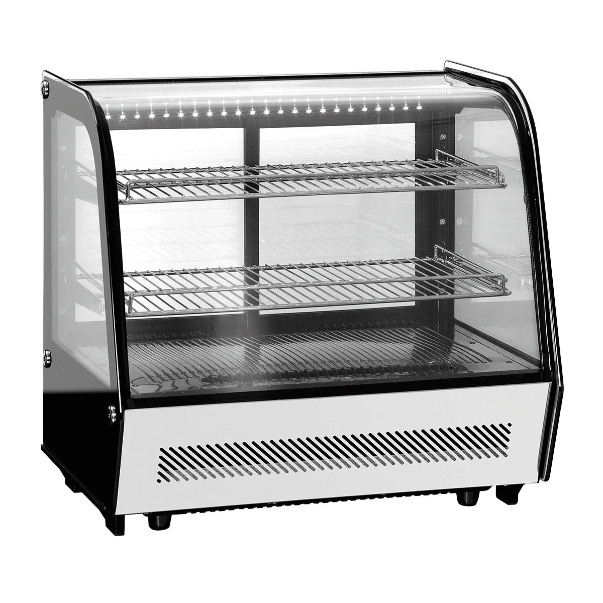 RTW-120L4 | Vitrina refrigerada de cristal curvo Migsa 120 L con sistema antiempañante frontal y control digital de temperatura