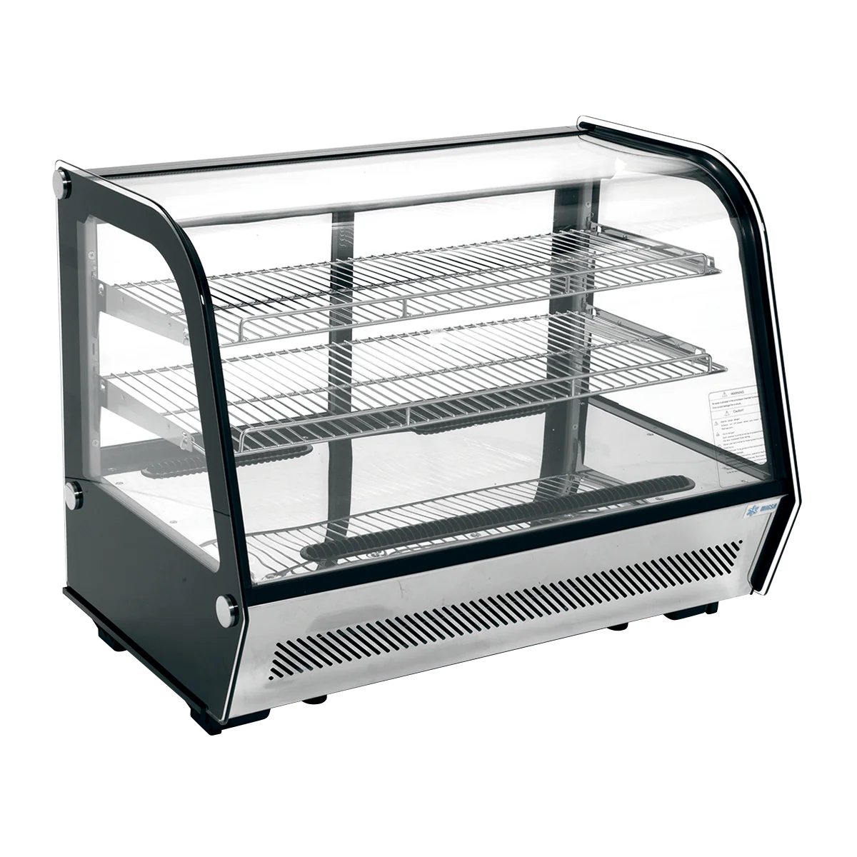 RTW-160L4 | Vitrina refrigerada de cristal curvo Migsa 160 L con sistema antiempañante frontal y control digital de temperatura