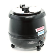 SB-6000 | Calentador eléctrico de sopas Migsa  9 L con olla interior de acero inoxidable y acabado negro