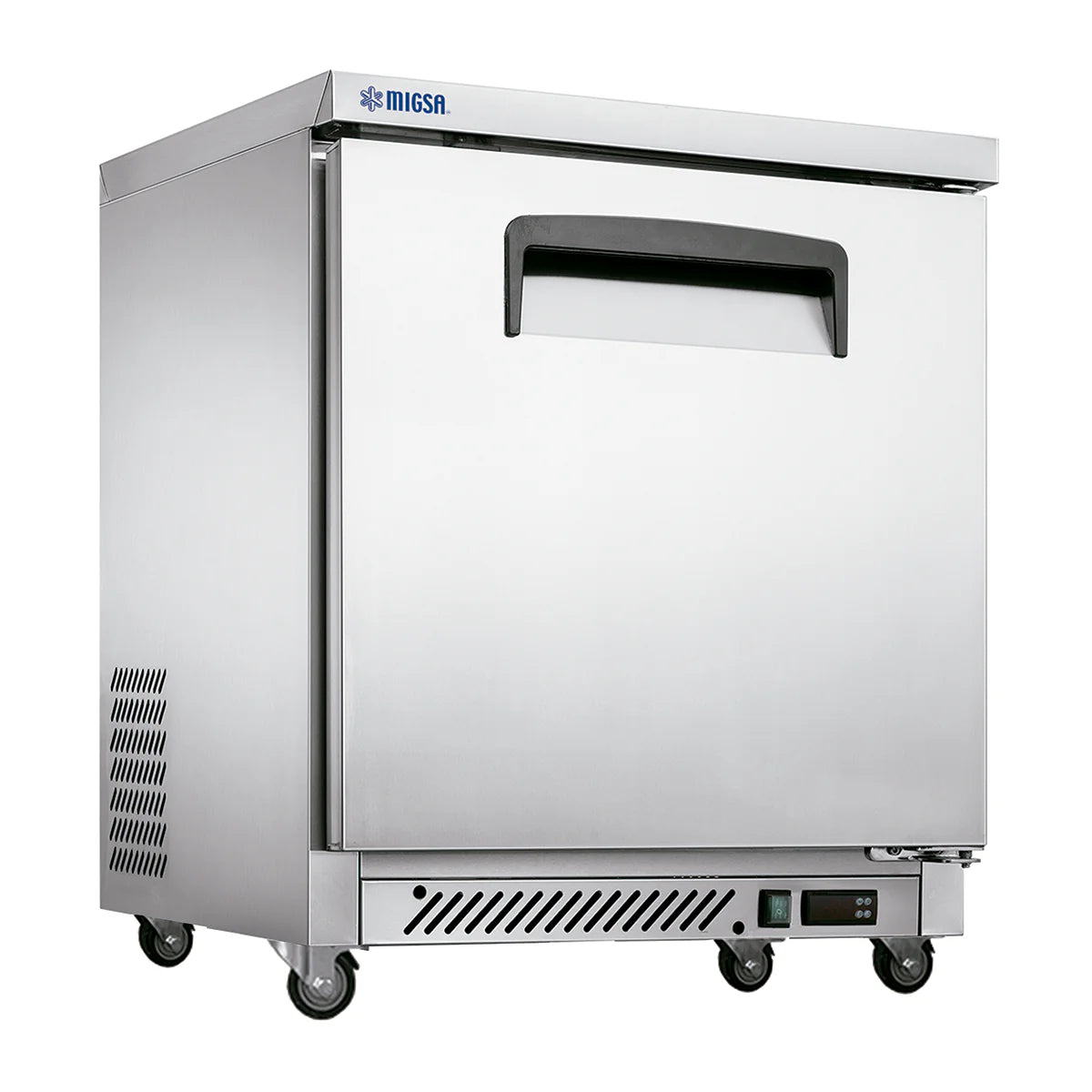 UC-27F-1 | Mesa fría congelada Migsa 180 L con puerta sólida y control digital de temperatura