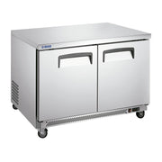 UC-48C-2 | Mesa fría refrigerada Migsa 340 L con 2 puertas sólidas y control digital de temperatura