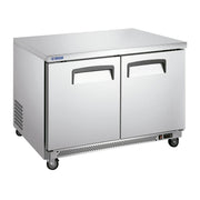 UC-48F-2 | Mesa fría congelada Migsa 340 L con 2 puertas sólidas y control digital de temperatura