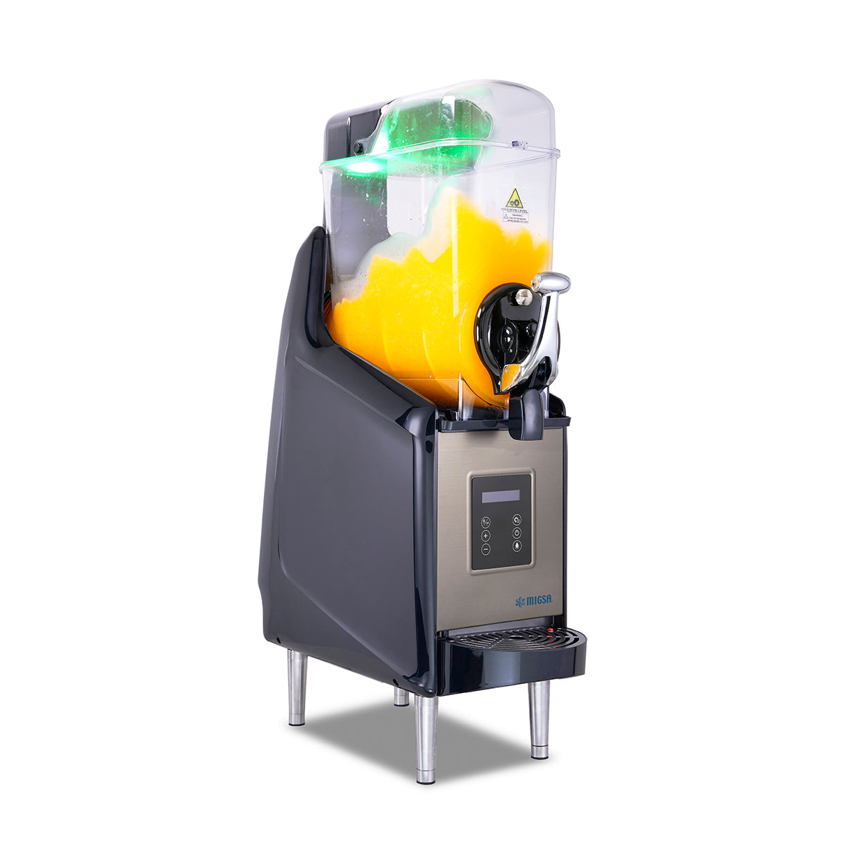 X-I  | Granita Migsa 12 L con 1 tazón, iluminación multicolor y control digital de temperatura