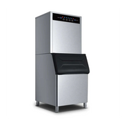 HB-160F | Máquina fabricadora de hielo frappé modular Migsa 160 kg por día con depósito de 105 kg y filtro de agua incluido