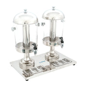 ZCF302B | Despachador de jugos Migsa 16 L con 2 tanques y tubo central para hielo