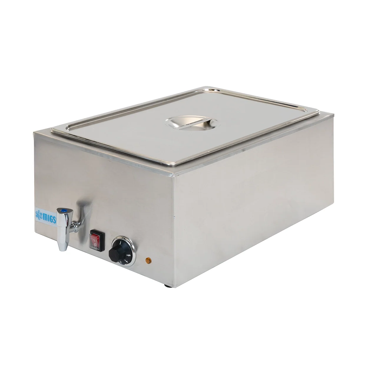 ZCK165AT-1 | Baño María eléctrico Migsa  1200 W con 1 inserto y llave de drenaje